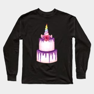 Unicorn cake Long Sleeve T-Shirt